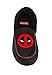Marvel Deadpool Unisex Fleece Lined Moccasin Slippers with Deadpool Symbol L
