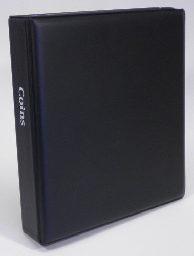 Hobbymaster Coin and Currency Collecting Starter Bundle with Black Album - Includes (15) 20 Pocket Pages, (150) 2x2 Coin Flips, (10) 4 Pocket Currency Pages and a Coin Box