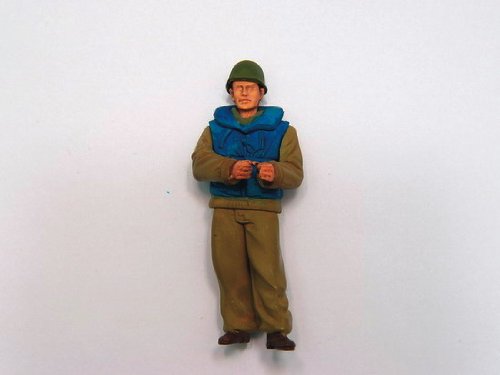 Trumpeter WWII US Navy LCM Crew Figure Set, Scale 1/35, 3-Pack