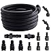 ESPEEDER Fuel Injection Hose Line Kit Complete with 3/8 Fuel line 6AN Push On Hose Fitting and Quick Connect Fitting
