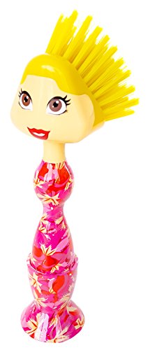 Everyday Gourmet Hawaiian Lady Dish Brush, Pink