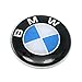 2 Piece 12mm Car Radio button emblem Sticker Badge Decals Decoration Logo Fit For BMW