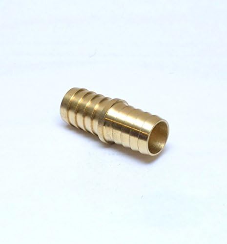 FasParts 3/4" Hose ID / Hose Barb Union Mender Joiner Splicer Brass Fitting Fuel / Air / Water / Boat / Gas / Oil WOG