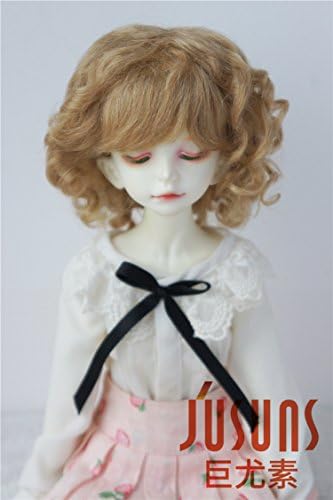 Jusuns JD012 7-8inch 18-20CM Ash Blond Baby wave Sophia mohair doll wigs 1/4 MSD BJD Doll accessories