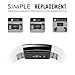 MoKo Fitbit Charge 2 Band, Soft Silicone Adjustable Replacement Sport Strap Band for 2016 Fitbit Charge 2 Heart Rate + Fitness Wristband, Wrist Length 5.70