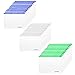 BCP 30pcs Clear Color Zip Up PVC A5 Paper Document File Bill Zipper Bag Pencil Pouch