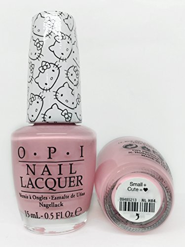 OPI Nail Polish Lacquer - Hello Kitty 2016 Collection, 0.5 Fluid Ounce (NL H84-Small + Cute = ♥)