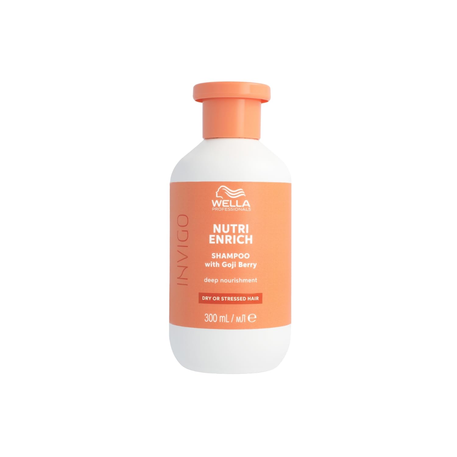 Wella Professionals Invigo Nutri Enrich Deep Nourishing Shampoo - Instant Deep Nourishment Shampoo With Oleic Acid and Goji Berry - Restore Dry and Damaged Hair 300ml