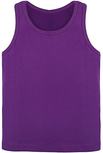 Lilax Girls' Racerback Tank Top 6 Purple