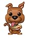 Funko Dog-Sandwich Scooby-Snack Scooby-Doo Pint Size Mini Figure Bundled with Metal Pet Tag / Backpack Charm Cereal Box Mystery Inc. Gang 3 Items