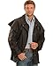 Outback Trading Standard 5020 Bush Ranger Waterproof Breathable Long Sleeve Oilskin Cotton Western Duster Jacket, Brown, Small