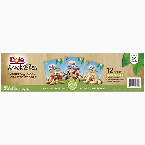 DOLE SNACK BITES Cashew Cran-Blueberry Almond Variety Pack 12 Count - Image 4
