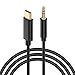 aceyoon USB C to 3.5mm Audio Aux Jack Cable 3ft Type C Adapter to 3.5mm Headphone Stereo Cord Compatible for Pad Pro 2018, Note20/10+, Pixel 3 4XL and More USBC Devices Without 3.5mm Port