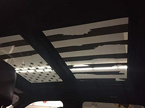 Montree Shop Ford F150 Distressed Flag ROOF Panel SUNROOF Decal F-250 F-350 2015-2018 2019