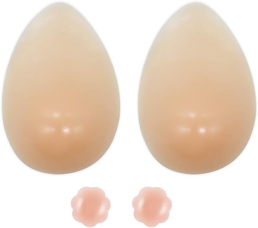 Deenor Stick on Bra, Reusable Strapless Bra for Lifting Cups, Lifting Chest, D