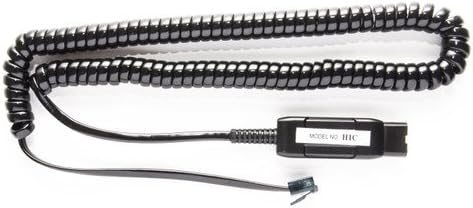 TruVoice Adapter HIC QD Bottom Cable Plantronics Compatible to fit Avaya Digital Phones