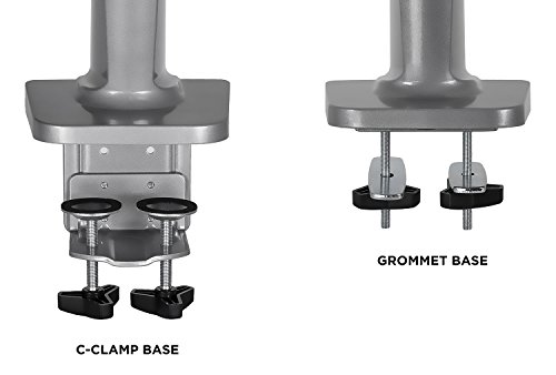 Mount-It! Sit Stand Workstation for Single Monitor and Keyboard - Height Adjustable Standing Desk Mount with Monitor Mount and Keyboard Tray