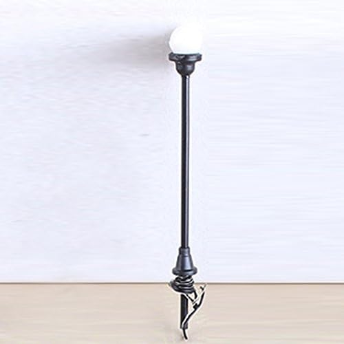 YRLED Miniature Landscape Street Lamp Road Light Bonsai Lighting Ornament for Dollhouse Terrarium Moss Micro Garden Landscape Sand Miniature World Specification: Round Beads