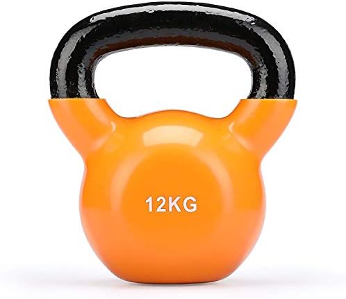 Fithalt Coated Kettlebell Cast Iron Vinyl for Women/Men Workout