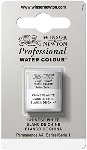 Winsor & Newton Professional Water Color Tube with Half Pan, Chinese White
