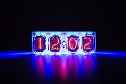 Nixie Vacuum Tube Clock Calendar In 12 Vintage Steampunk