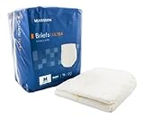 McKesson Adult Incontinent Brief, Ultra Tab Closure, Heavy Absorbency, Size Medium, Packaged 16 Per Bag, 6 Bags Per Case . by McKesson
