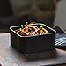 monbento - Large Bento Box MB Square Onyx with Compartments - Leakproof Lunch Box for Work or Meal Prep - BPA Free - Food Grade Safe - Black