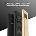 Galaxy S8 Plus Case, [Heavy Duty Drop Protection] Hybrid Card Slot Holder Wallet Cover [Shock Absorption Cover] for Samsung Galaxy S8 Plus by Lumion (D.Folder - Gold Sand)