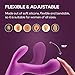 G-spot Rabbit Vibrator, 3 Motors Clitoral and Vaginal Stimulator with 10 Powerful Vibration,Slicone Rechargeable Adult Sex Toy for Women Quickly Orgasm