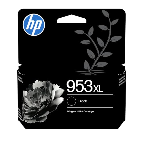 HP 953XL Nero, Cartuccia Inchiostro Originale, Alta Capacità