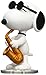 Medicom Peanuts Series 6: Saxophone Player Snoopy UDF Action Figure