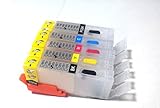 Brand F-INK@ 5pcs PGI-250 CLI-251 Empty Refillable Ink Cartridge For Canon PIXMA MG5420 IP7220 MX722 MX922 MG5520 MG6420 MG5620 MG6620 MG5522 iX6820 printers Empty Ink Cartridge