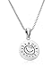 Regetta Jewelry Stainless Steel You are My Sunshine My Only Sunshine Pendant Necklace Set On a Stainless Steel Box Link Chain, 18