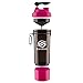 SmartShake Slim Bottle, 17 oz Shaker Cup, Neon Yellow