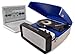 Crosley CR6010A-BL 3-Speed Collegiate Portable USB-Enabled Turntable - Blue