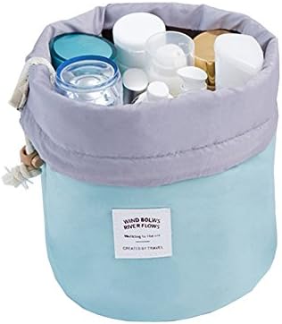 Aiseyi Travel Makeup Bags Waterproof Cosmetic Bags Multifunctional Bucket Toiletry Bag Make up Organizer Barrel Cases