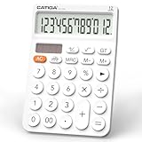 CATIGA 12 Digit Desktop Calculator with Large LCD