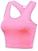 FPT Womens Basic Sleeveless Racerback Crop Tank Top NEONPINK L