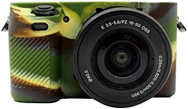 ABCTen Silicone Camera Case Rubber Protective Cover Camo For Sony Alpha A6300 ILCE-6300