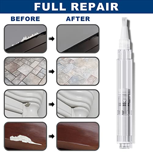 AUSWIFF Touch Up Paint Brush Pen(3 Pens), Furniture Repair Kit for