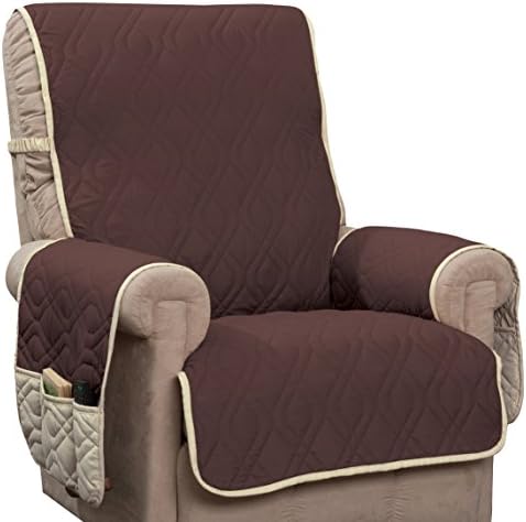 Innovative Textile Solutions 5 Star Recliner Protector, Choc/Ivory