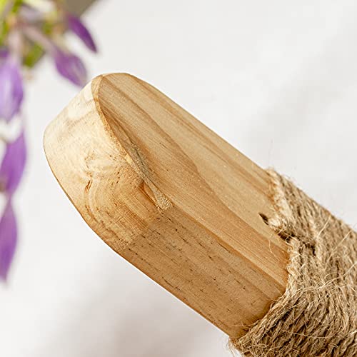 HOCCO Cat Scratching Furniture Wall Shelves – Mounted Climbing Shelf Perches for Indoor Cats, Mount Perch Four Steps Stairs Ladder with Jute Scratcher (Left), T-1SL