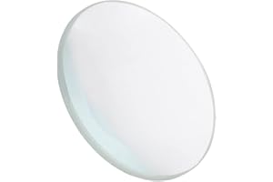 UKCOCO Double Convex Glass Lens Optical Lens 30mm Diameter 50mm Focal Length for Labs