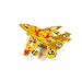 F16 Military Fighter Jet Bump & Go Action Airplane Toy with Flashing Lights & Sounds, Brand New In Box