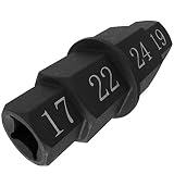ATLIN Hex Axle Tool for Motorcycle Front Axle Wheel, Hex Allen Axle Spindle Tool 17mm, 19mm, 22mm, 24mm