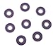 8Pcs 608 2RS Bearing ABEC-9 8X22X7 MM Skateboard Ball Bearings 608RS Z3V3 608-2RS 608rs Deep Groove Steel Sealed Bearing(Purple)