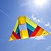 emma kites Mr. Coq Conyne Delta Kite 60-inch - RTF kit with Kite String - for Kids and Adults