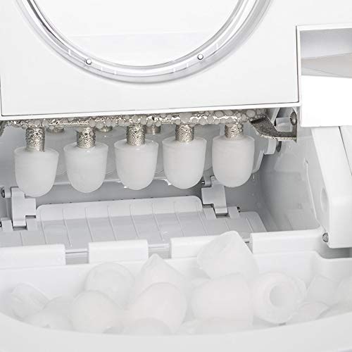 FRIGIDAIRE EFIC101BLACK Portable Compact Maker, 26 Lb Per Day, Ice