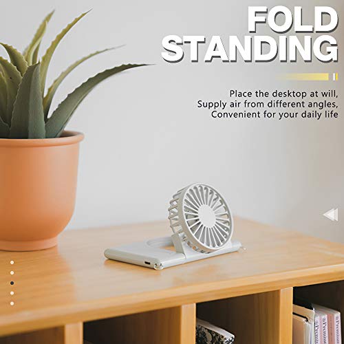 Neck Fan, LETOUR Handheld Fan Mini Fan Portable USB Personal Fan 3 Speeds 90° Rotating Adjustable USB Fan for Kids Women Men Indoor Outdoor Travel with Lanyard