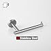 JQK Toilet Paper Holder, 5 Inch 304 Stainless Steel Tissue Paper Dispenser, Brushed Nickel Wall Mount 2 Pack, TPH100-BN-P2